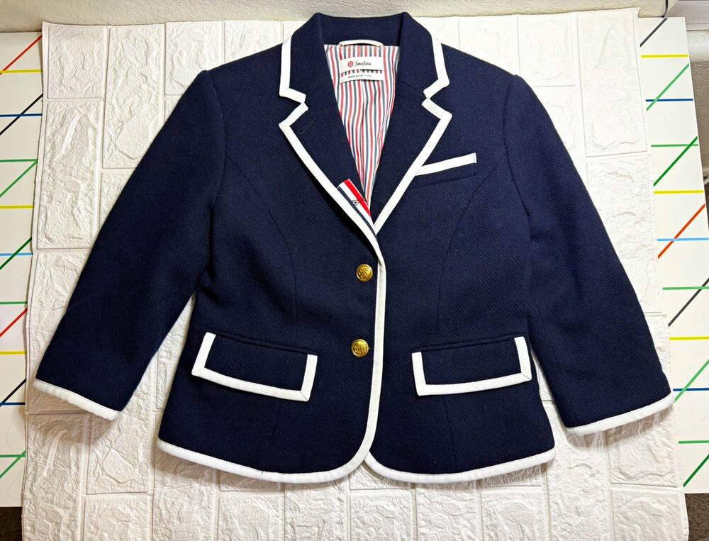Thom Browne for Target x Neiman Marcus Navy Blazer Jacket Women’s Size S